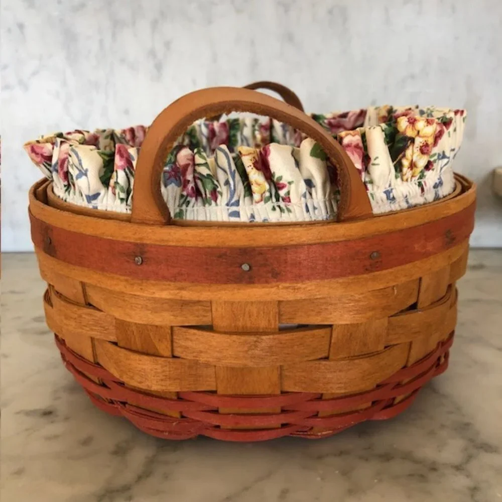 LONGABERGER Mother's Day Basket of Love Liner Protector 1995